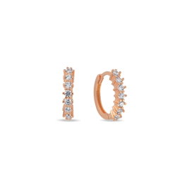 Heliophilia Silver Pendiente de Plata con Recubrimiento de Oro Rosa y Blanco NRZ999155